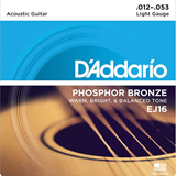 DADDARIO EJ16 PH.BRONZE ΧΟΡΔΕΣ ΑΚΟΥΣΤΙΚΗΣ ΚΙΘΑΡΑΣ 12-53