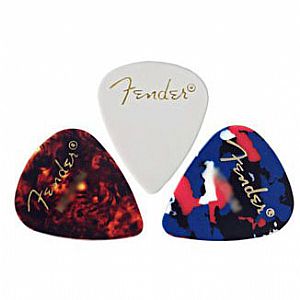 FENDER 351 CELLULOID THIN PICKS (12)