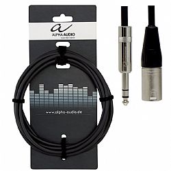 ALPHA AUDIO XLR (M) - JACK STEREO CABLE 3m