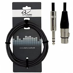 ALPHA AUDIO XLR (F) - JACK STEREO CABLE 6m 