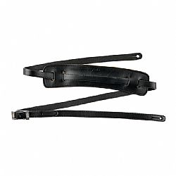 FENDER SUPER DELUXE VINTAGE LEATHER STRAP BLACK