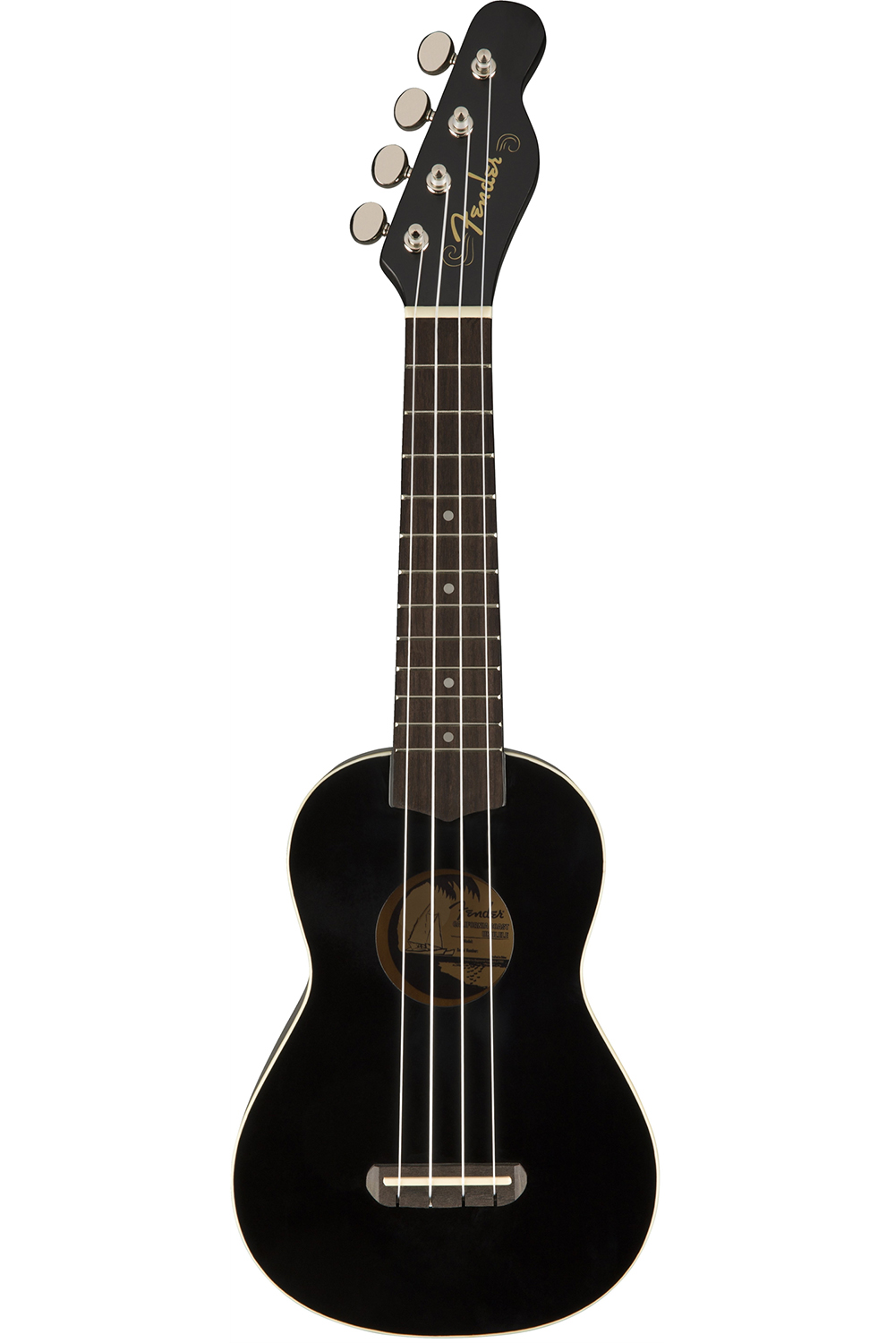 FENDER VENICE SOPRANO UKULELE BLACK