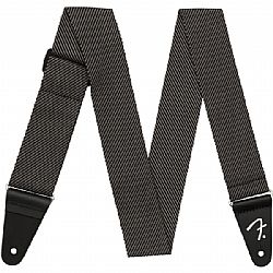 FENDER MODERN TWEED GRY BLK GUITAR STRAP
