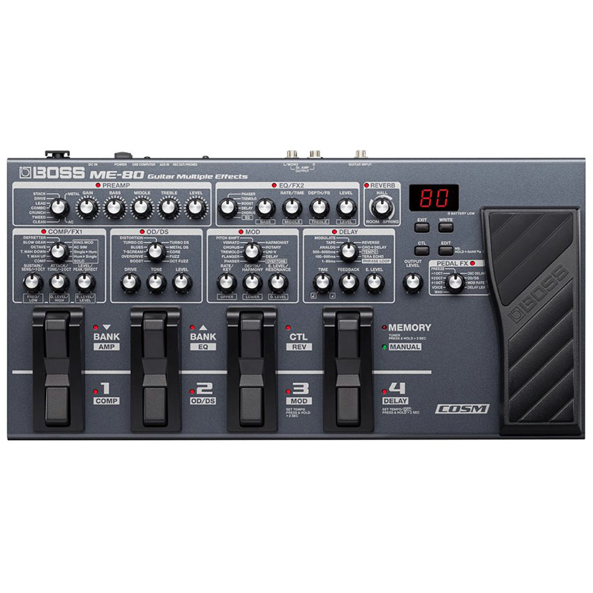 BOSS ME-80 GUITAR MULTIPLE EFFECTS