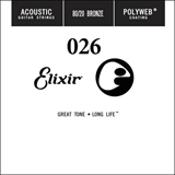 ΜΟΝΗ ΧΟΡΔΗ ΑΚΟΥΣΤΙΚΗΣ ELIXIR 026 POLYWEB