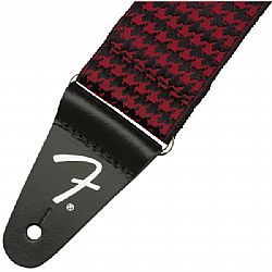 FENDER HOUNDSTOOTH JACQUARD STRAP RED
