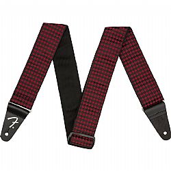 FENDER HOUNDSTOOTH JACQUARD STRAP RED