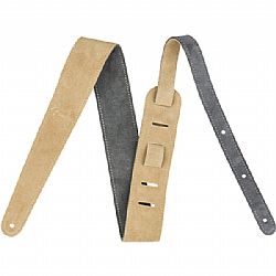 FENDER 2'' SUEDE GRAY/TAN STRAP REVERSIBLE