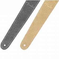 FENDER 2'' SUEDE GRAY/TAN STRAP REVERSIBLE