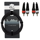 ΚΑΛΩΔΙΟ ALPHA AUDIO 2RCA ΑΡΣ - 2RCA ΑΡΣ 3m