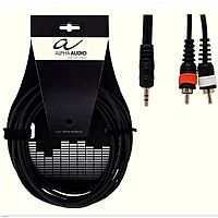ΚΑΛΩΔΙΟ ALPHA AUDIO ΚΑΡΦΙ MINI STE - 2RCA AΡΣ 3m