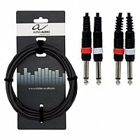 ALPHA AUDIO CABLE 2 JACK MONO - 2 JACK MONO 3m
