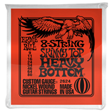 ERNIE BALL 2624 SKINNY TOP HEAVY BOTTOM ΧΟΡΔΕΣ 8-ΧΟΡΔΗΣ ΚΙΘΑΡΑΣ 9-80