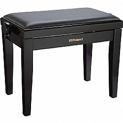 ROLAND RPB-200PE POLISHED EBONY PIANO BENCH w/ CUSHION SEAT