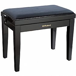 ROLAND RPB-220BK BLACK PIANO BENCH w/VELOUR SEAT