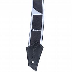 JACKSON SHARKFIN INLAY PATTERN STRAP BLK/WHT 