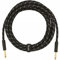 FENDER DELUXE INTRUMENT CABLE BLK TWEED 4.5m 