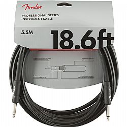 FENDER PRO INSTRUMENT CABLE BLK 5.5m 