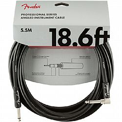 FENDER PRO INSTRUMENT CABLE BLK ANG 5.5m 