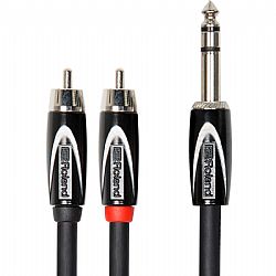 ROLAND RCC-5-TR2RV2 DUAL CABLE RCA- 1/4'' TRS 1.5 m