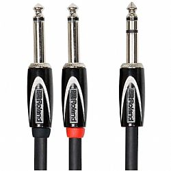 ROLAND RCC-5TR28V2 DUAL CABLE 1/4'' MONO - 1/4'' TRS 1.5 m