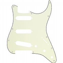 FENDER STRAT PICKGUARD SSS MINT GREEN 