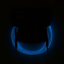 FENDER PRO GLOW IN THE DARK GUITAR CABLE BLUE 3m
