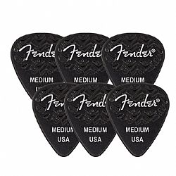 FENDER WAVELENGTH 351 MED BLK PICKS (6)