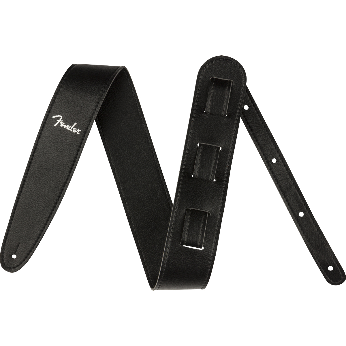 FENDER VEGAN LEATHER STRAP 2.5'' BLK