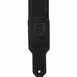 BOSS BSH-20-BLK 2'' LEATHER/SEATBELT INSTRUMENT STRAP
