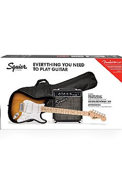 ΠΑΚΕΤΟ ΗΛ/ΚΗΣ Fender SQUIER SONIC STRAT BSB ME FRONTMAN 10G
