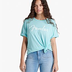 FENDER SPAGHETTI LOGO T-SHIRT DPB MEDIUM