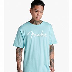 FENDER SPAGHETTI LOGO T-SHIRT DPB MEDIUM