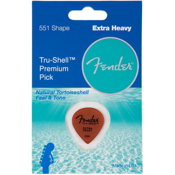 FENDER 551 TRU-SHELL CASEIN EXTRA HEAVY PICK
