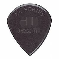 DUNLOP NYLON JAZZ XL PICK 1.38 SHARP BLACK