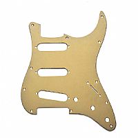 FENDER STRAT CUSTOM SHOP PICKGUARD SSS GOLD ANODIZED