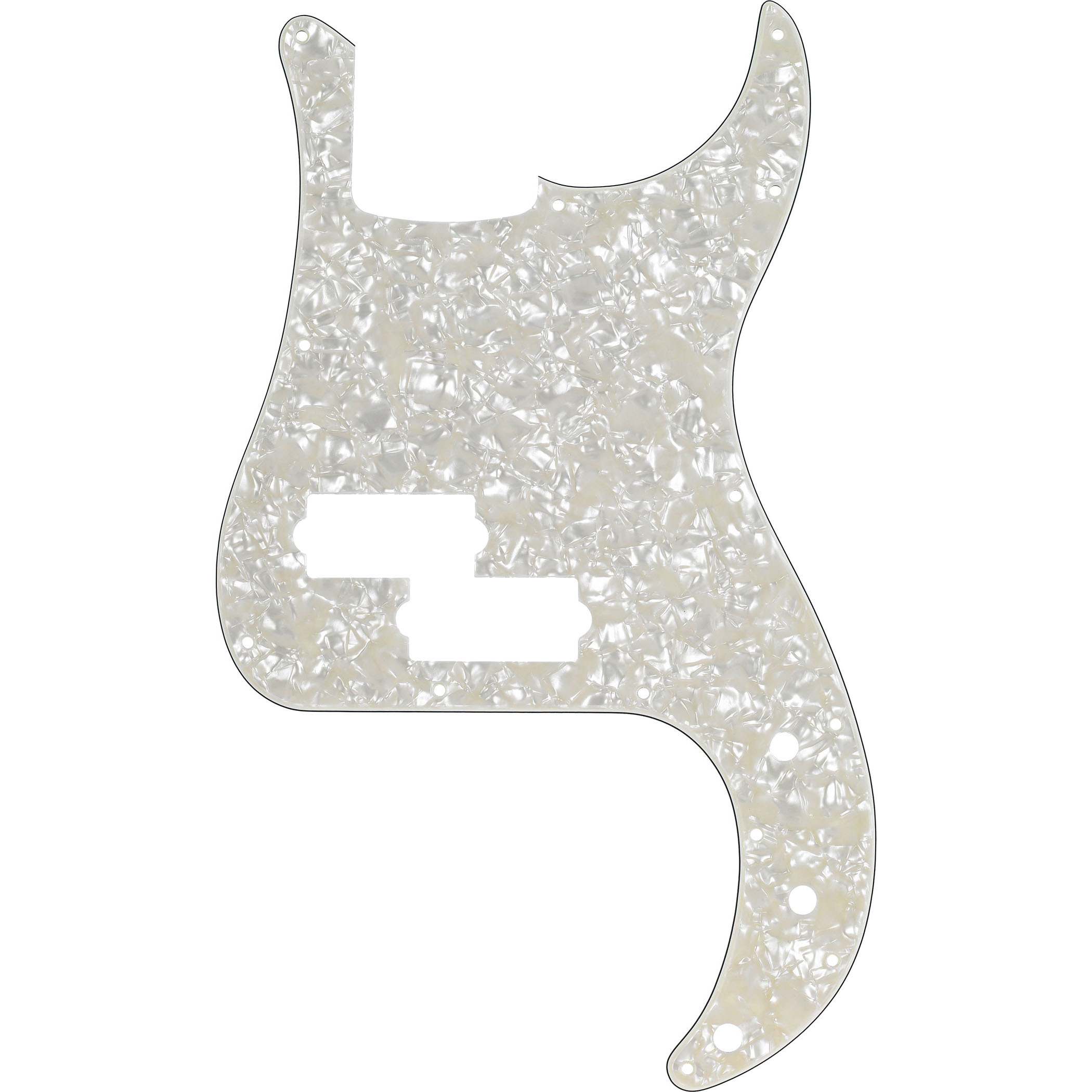 FENDER P-BASS PICKGUARD WHITE PEARL