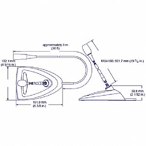 SHURE MX418 D/C GOOSENECK ΠΥΚΝΩΤΙΚΟ ΜΙΚΡΟΦΩΝΟ ΜΕ ΒΑΣΗ