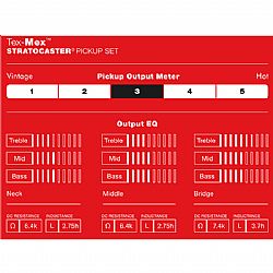 FENDER TEX MEX STRAT PICKUPS SET