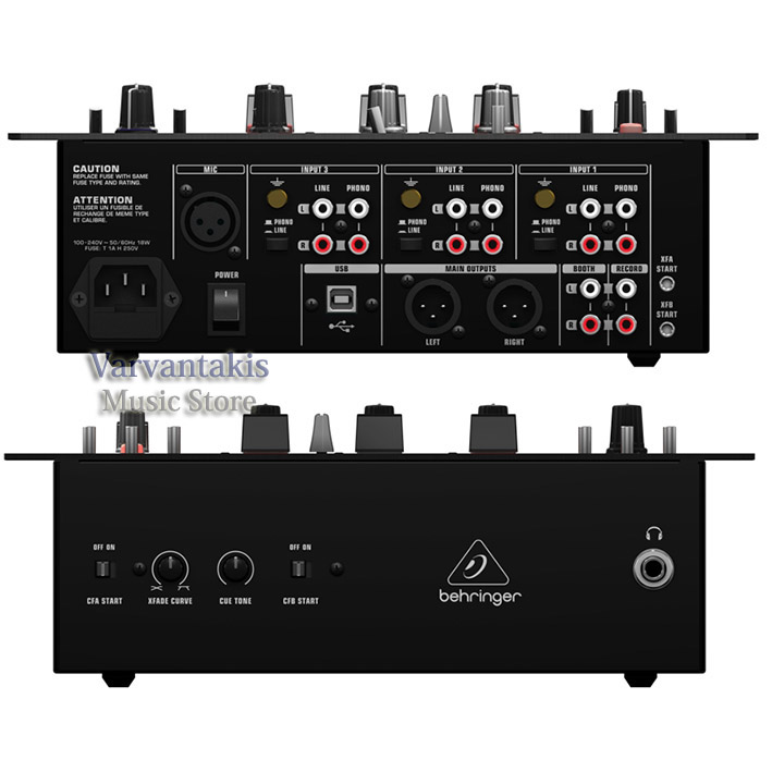 BEHRINGER NOX303 DJ MIXER 3Channel
