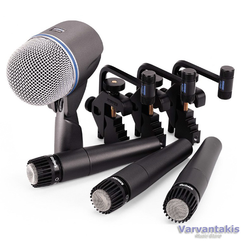 SHURE DMK57-52 ΣΕΤ 4 ΜΙΚΡΟΦΩΝΑ ΓΙΑ DRUMS