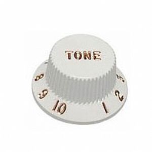 HOSCO WHITE TONE KNOB 