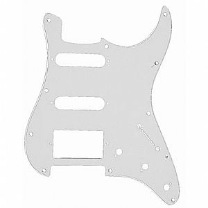 HOSCO STRAT PICKGUARD HSS WHITE