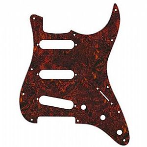 HOSCO STRAT PICKGUARD SSS TORTOISE SHELL