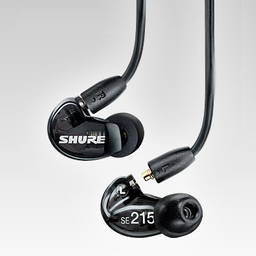 SHURE SE215 K ΜΑΥΡA ΑΚΟΥΣΤΙΚΑ MONITOR