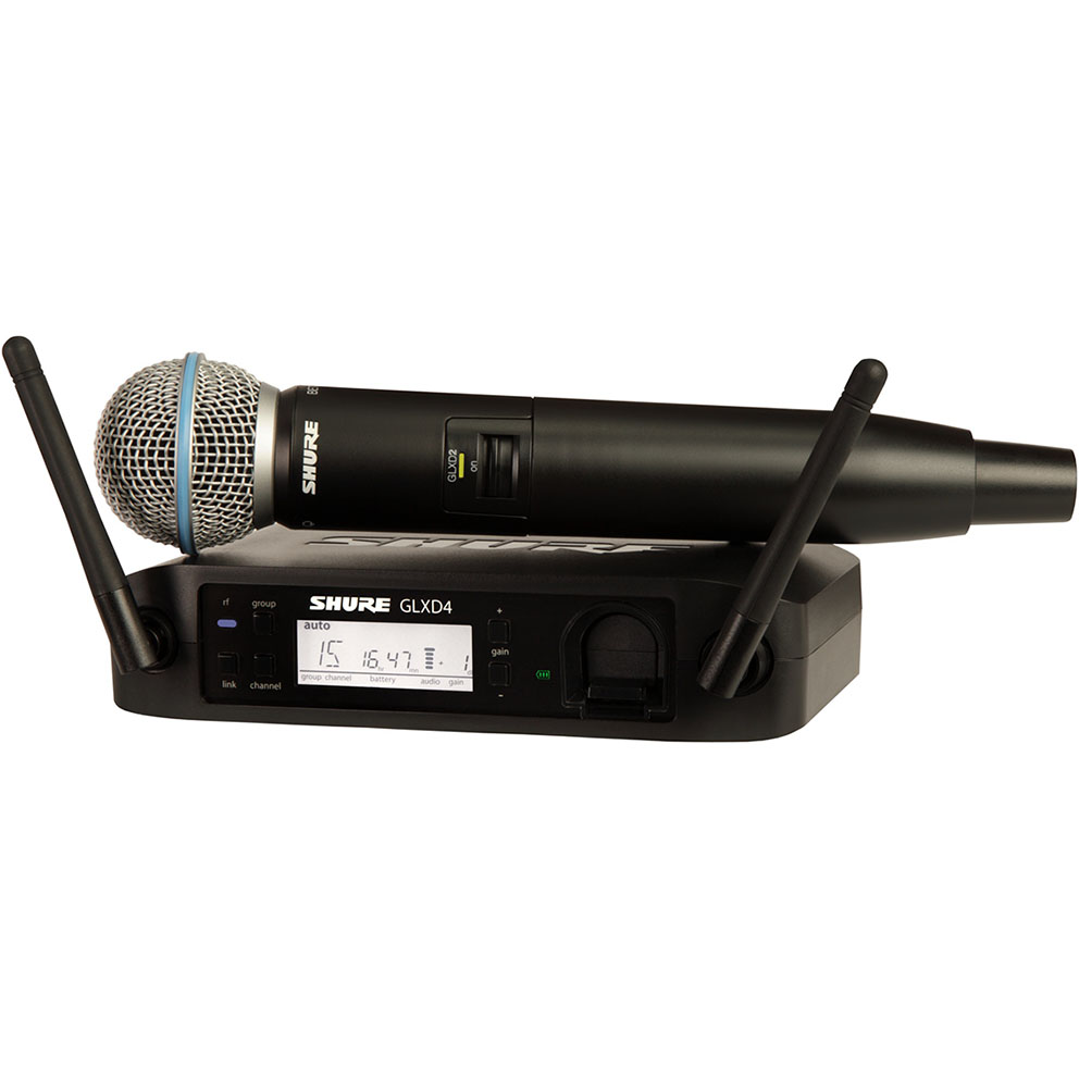 SHURE GLXD24 BETA58A ΣΕΤ ΑΣΥΡΜΑΤΟ ΜΙΚΡΟΦΩΝΟ