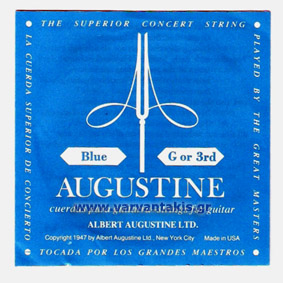 AUGUSTINE BLUE N.3 G CLASSICAL GUITAR STRING