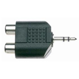 ΑΝΤΑΠΤΟΡ ALPHA AUDIO ΚΑΡΦΙ MINI ΑΡΣΕΝΙΚΟ STEREO - 2 RCA ΘΗΛΥΚΑ