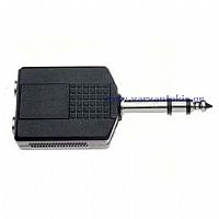 ALPHA AUDIO ADAPTER JACK STEREO (m) - 2 JACK (f)