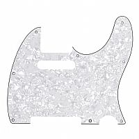 FENDER TELE PICKGUARD WHITE PEARL